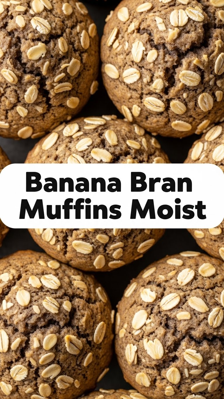 Banana Bran Muffins Moist