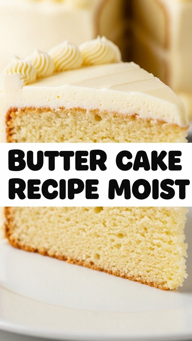 Butter Cake Recipe Moist
