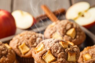 Moist Apple Muffins