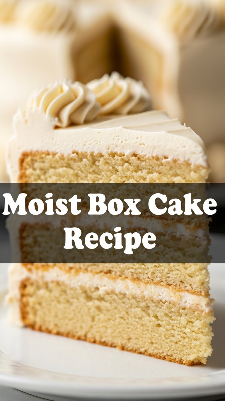 Moist Box Cake Recipe