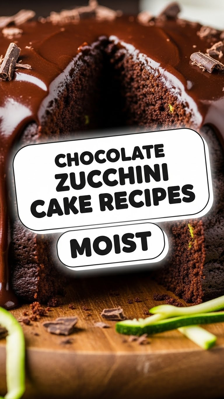 Chocolate Zucchini Cake Recipes Moist