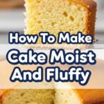 How To Make Cake Moist And Fluffy