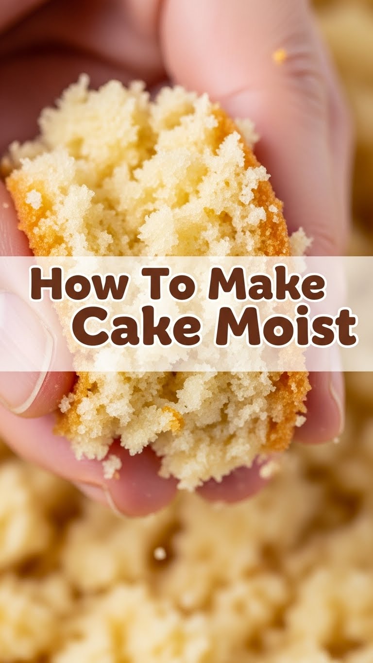 How To Make Cake Moist