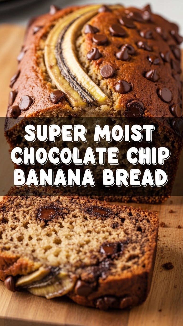 Super Moist Chocolate Chip Banana Bread
