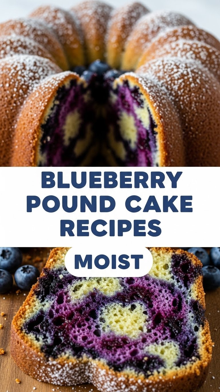 Blueberry Pound Cake Recipes Moist