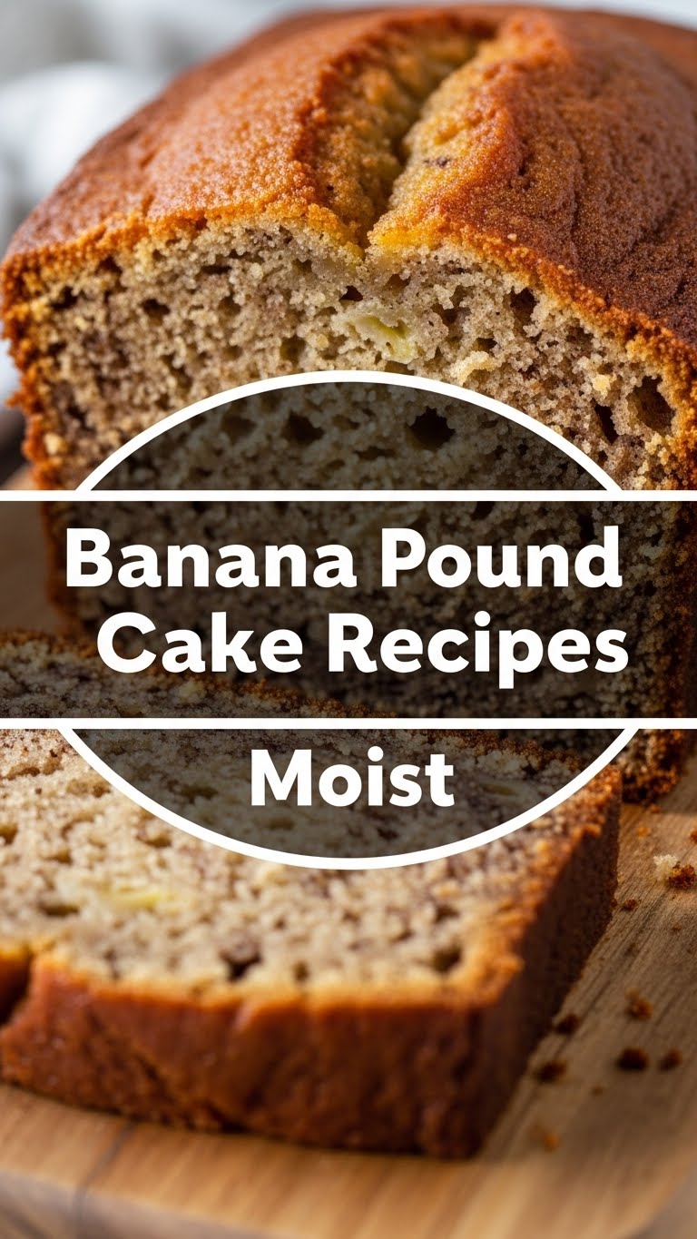 Banana Pound Cake Recipes Moist