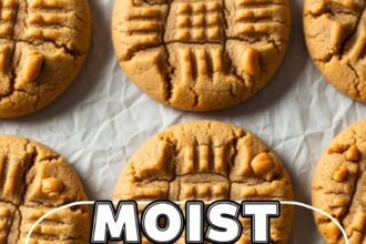 Moist Peanut Butter Cookies