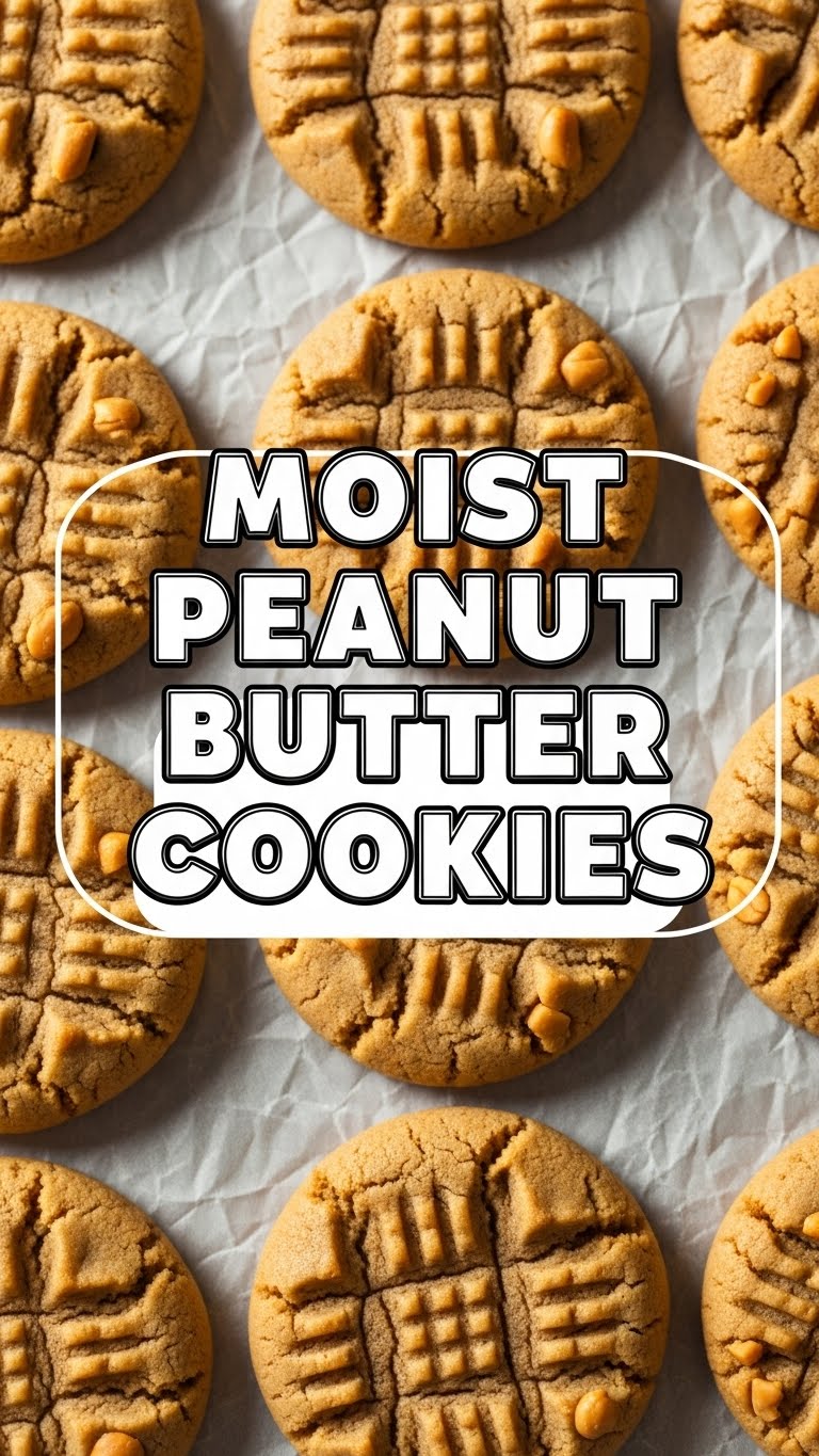 Moist Peanut Butter Cookies