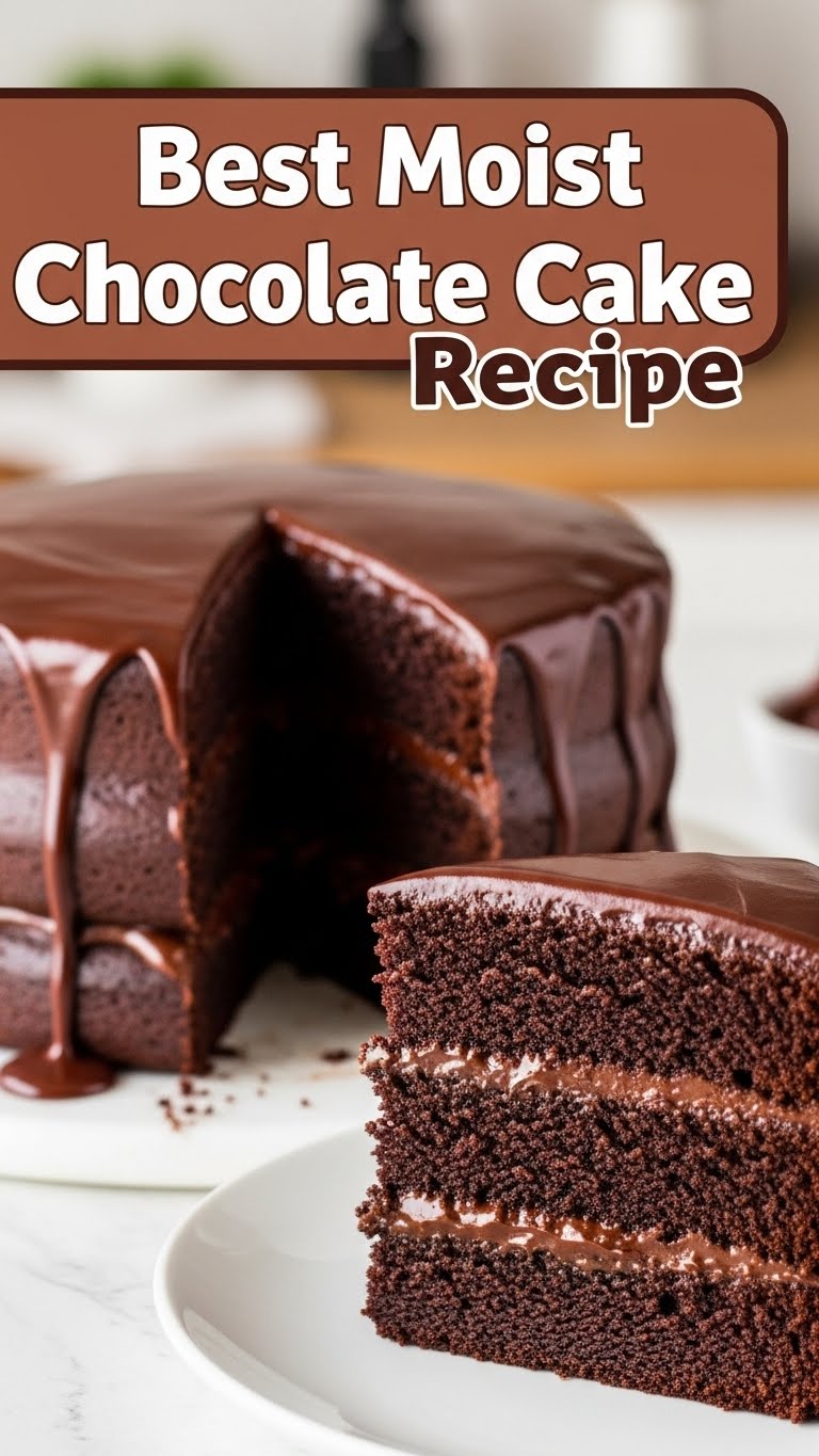 Best Moist Chocolate Cake Recipe