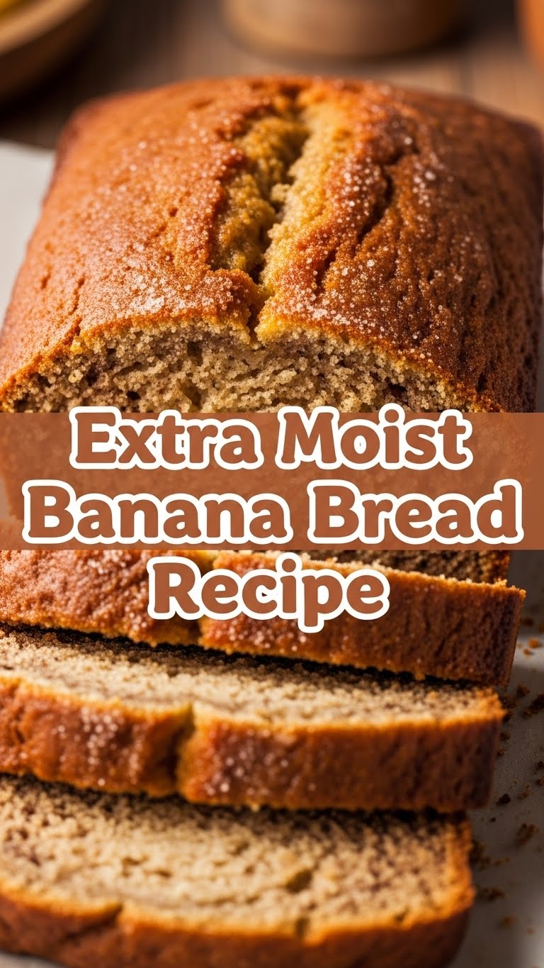 Extra Moist Banana Bread Recipe