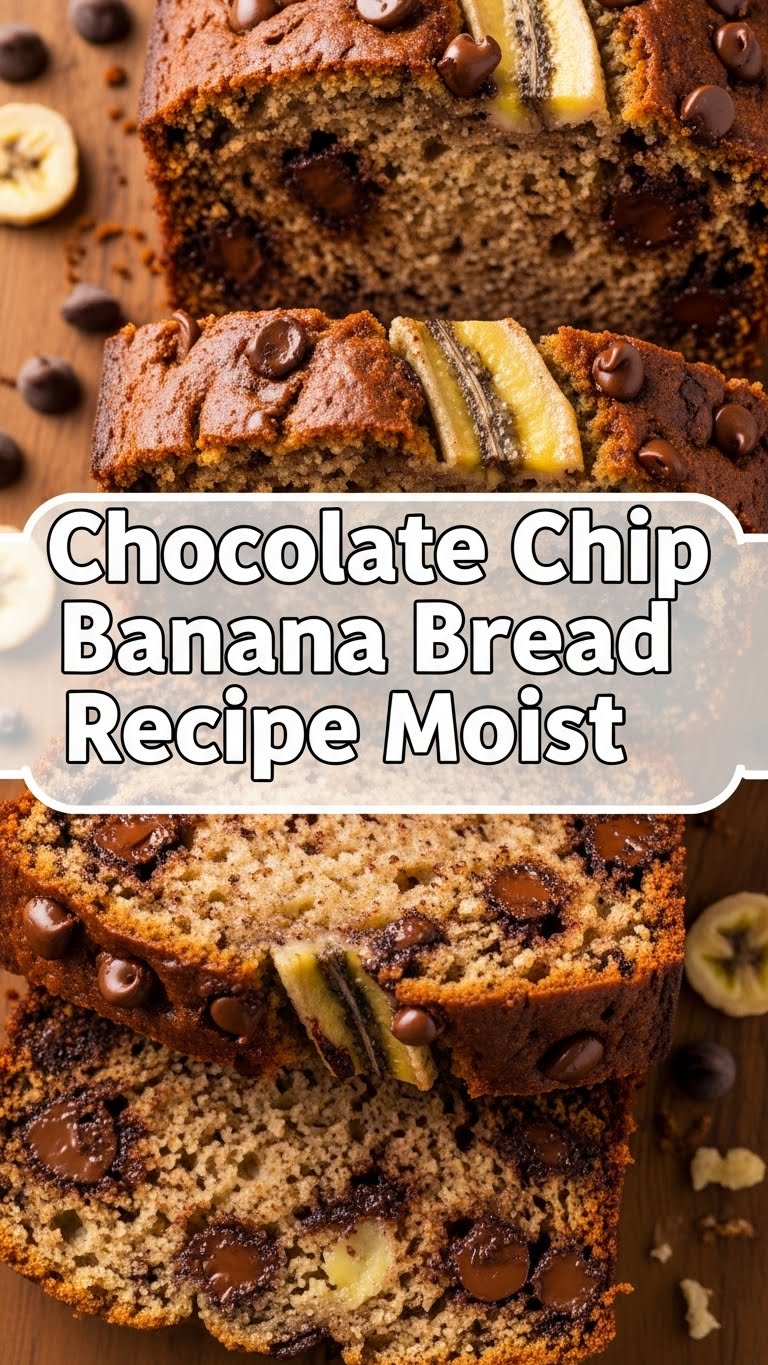 Chocolate Chip Banana Bread Recipe Moist