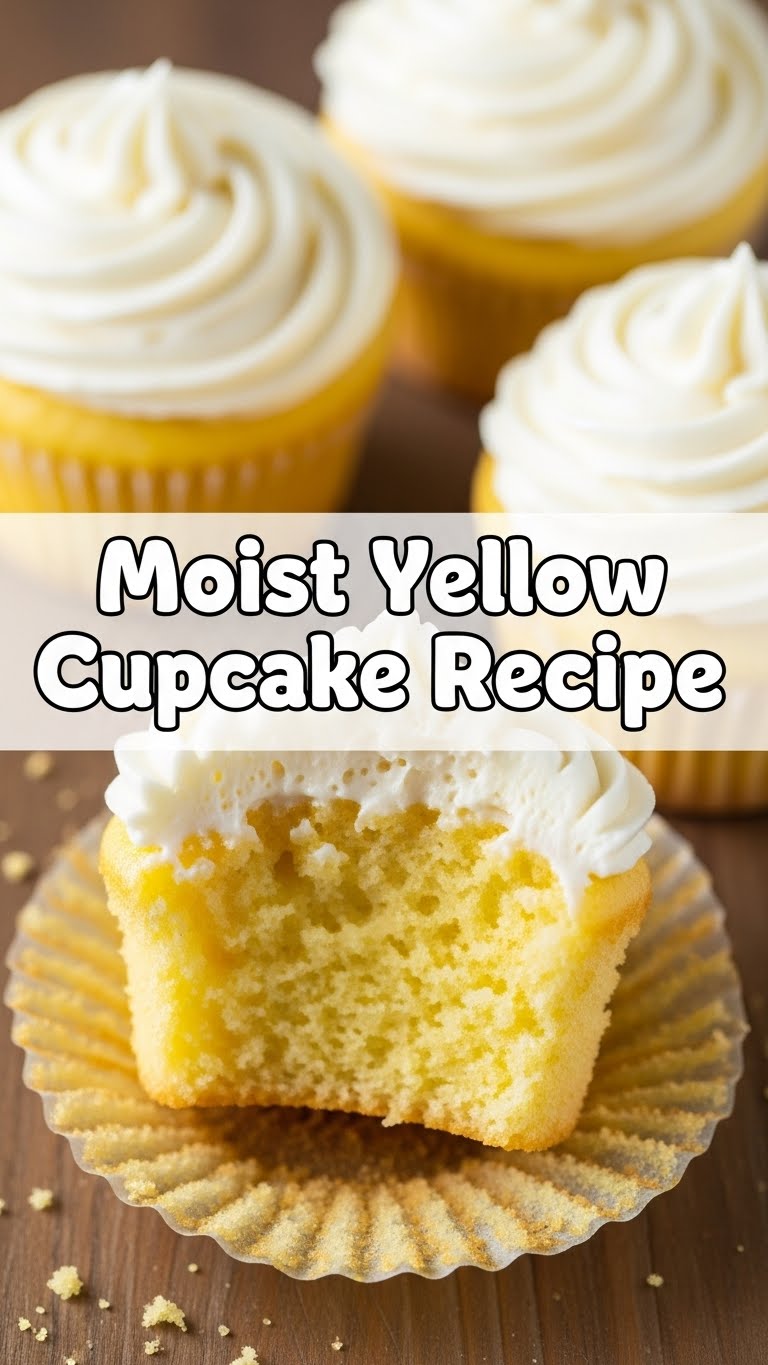 Moist Yellow Cupcake Recipe