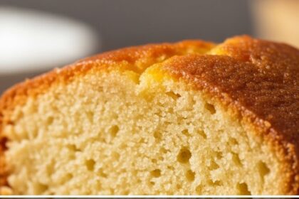 Moist Vanilla Pound Cake