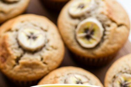 Easy Moist Banana Muffins