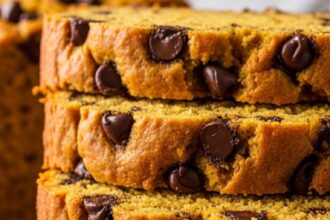 Moist Pumpkin Chocolate Chip Bread