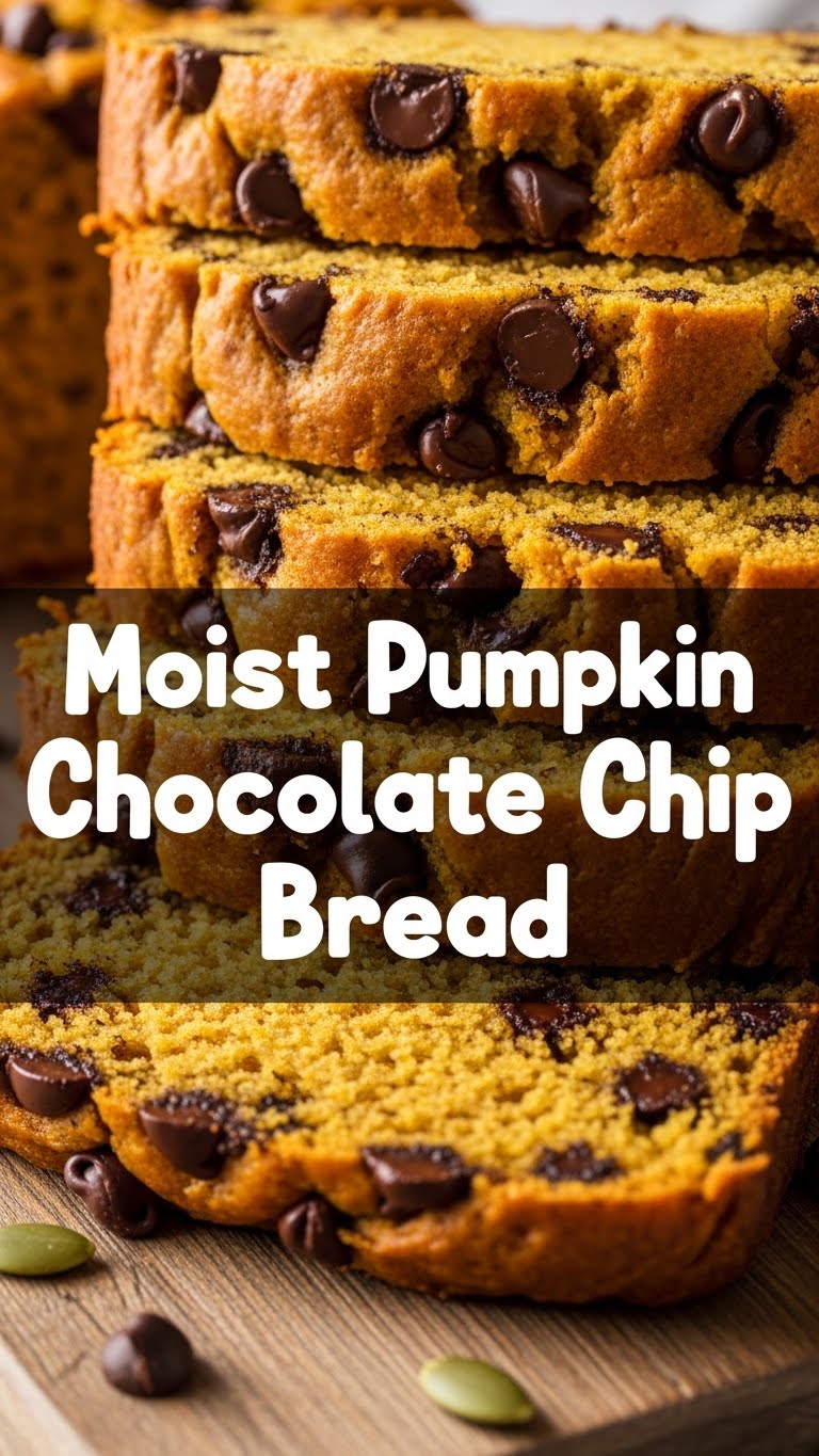 Moist Pumpkin Chocolate Chip Bread