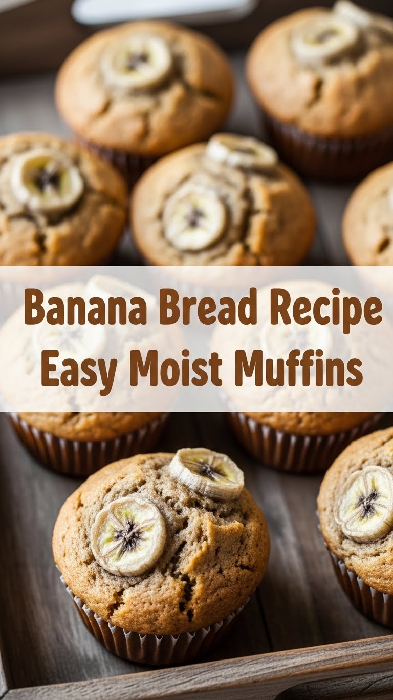 Banana Bread Recipe Easy Moist Muffins