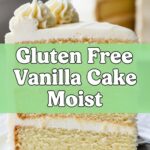 Gluten Free Vanilla Cake Moist