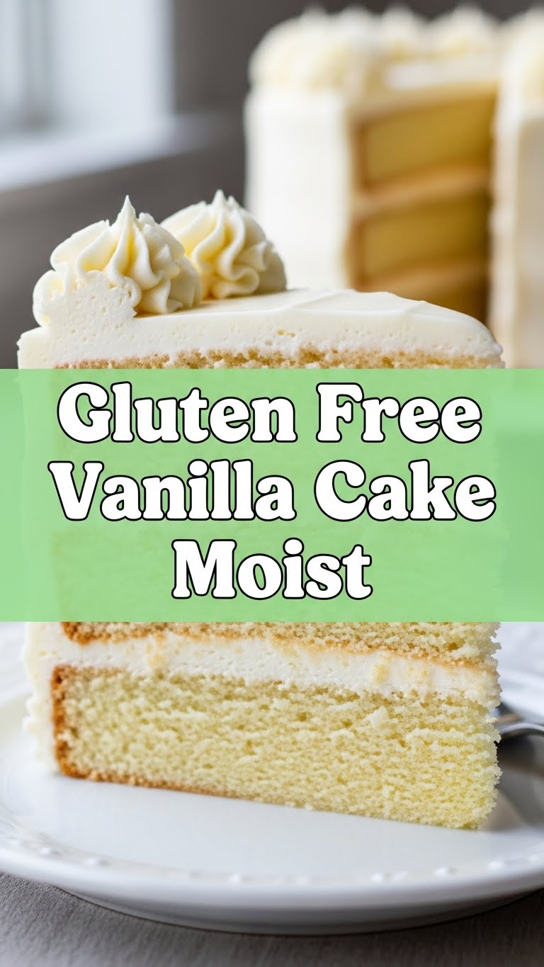 Gluten Free Vanilla Cake Moist