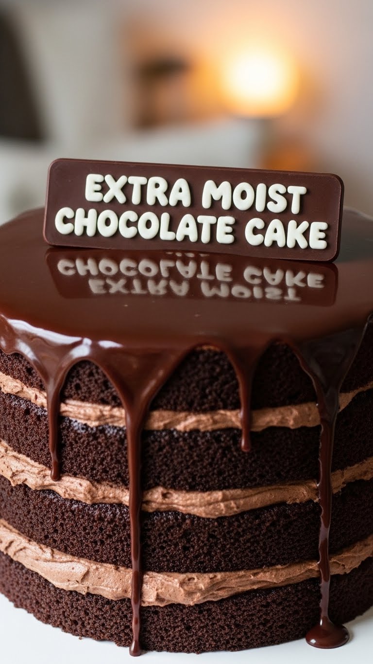 Extra Moist Chocolate Cake