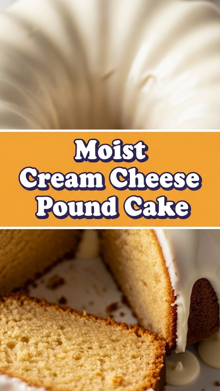 Moist Cream Cheese Pound Cake