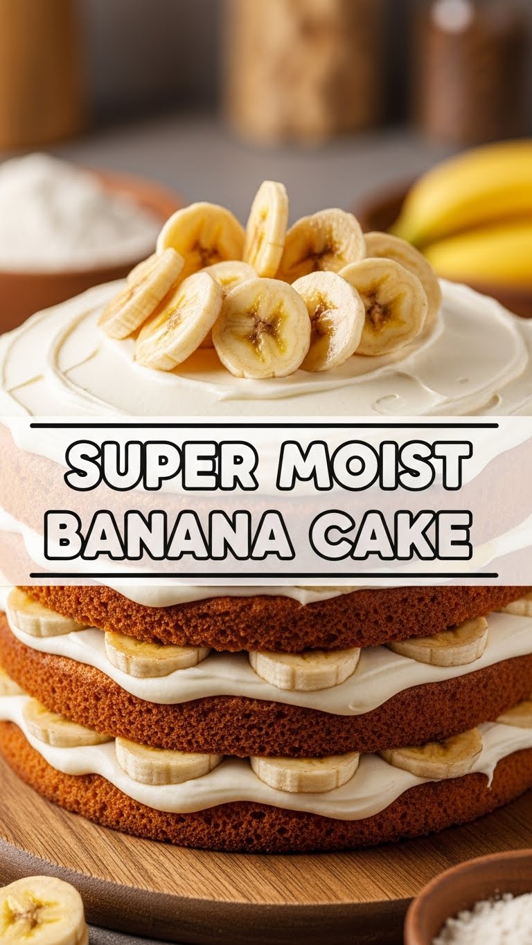 Super Moist Banana Cake