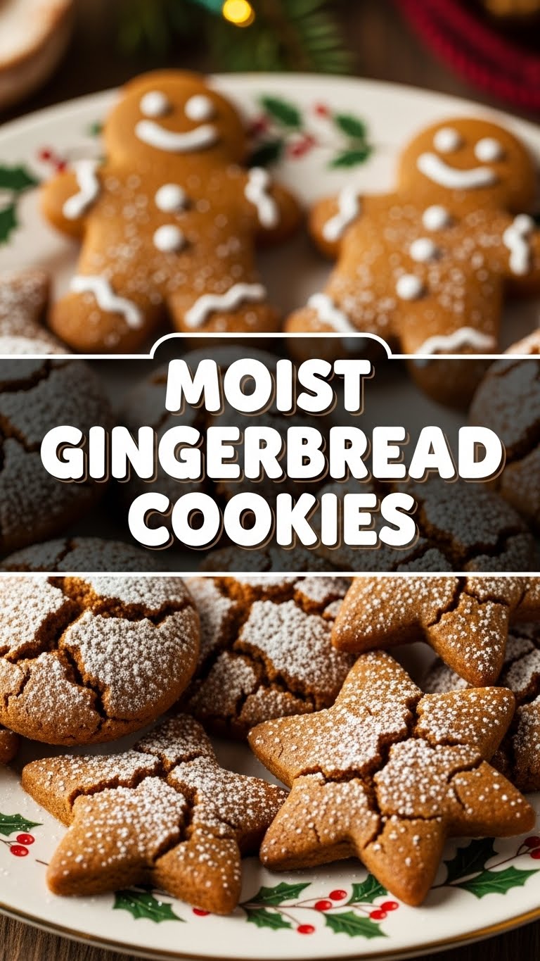 Moist Gingerbread Cookies