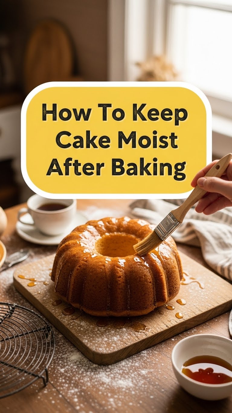 How To Keep Cake Moist After Baking