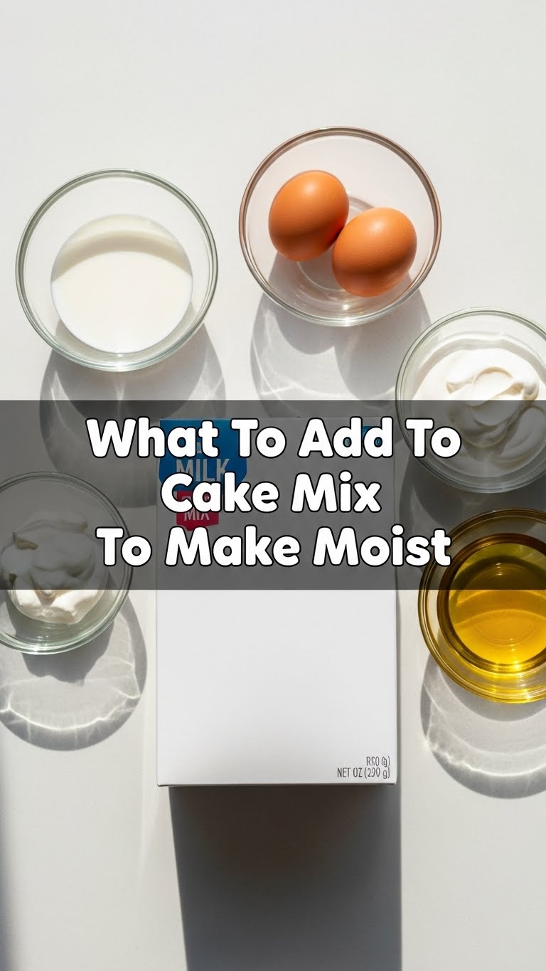 What To Add To Cake Mix To Make Moist