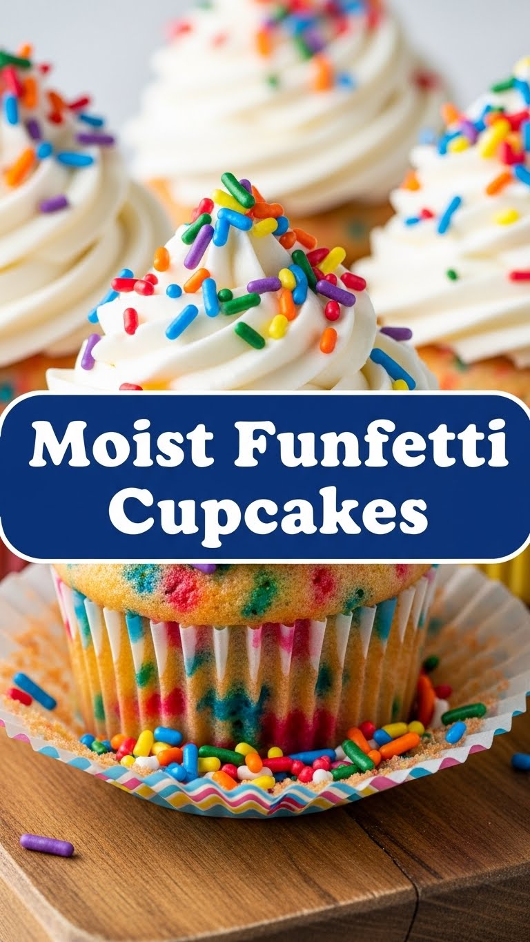 Moist Funfetti Cupcakes