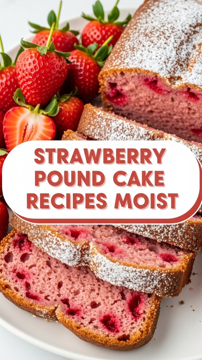 Strawberry Pound Cake Recipes Moist