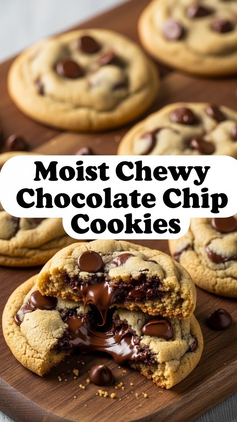 Moist Chewy Chocolate Chip Cookies
