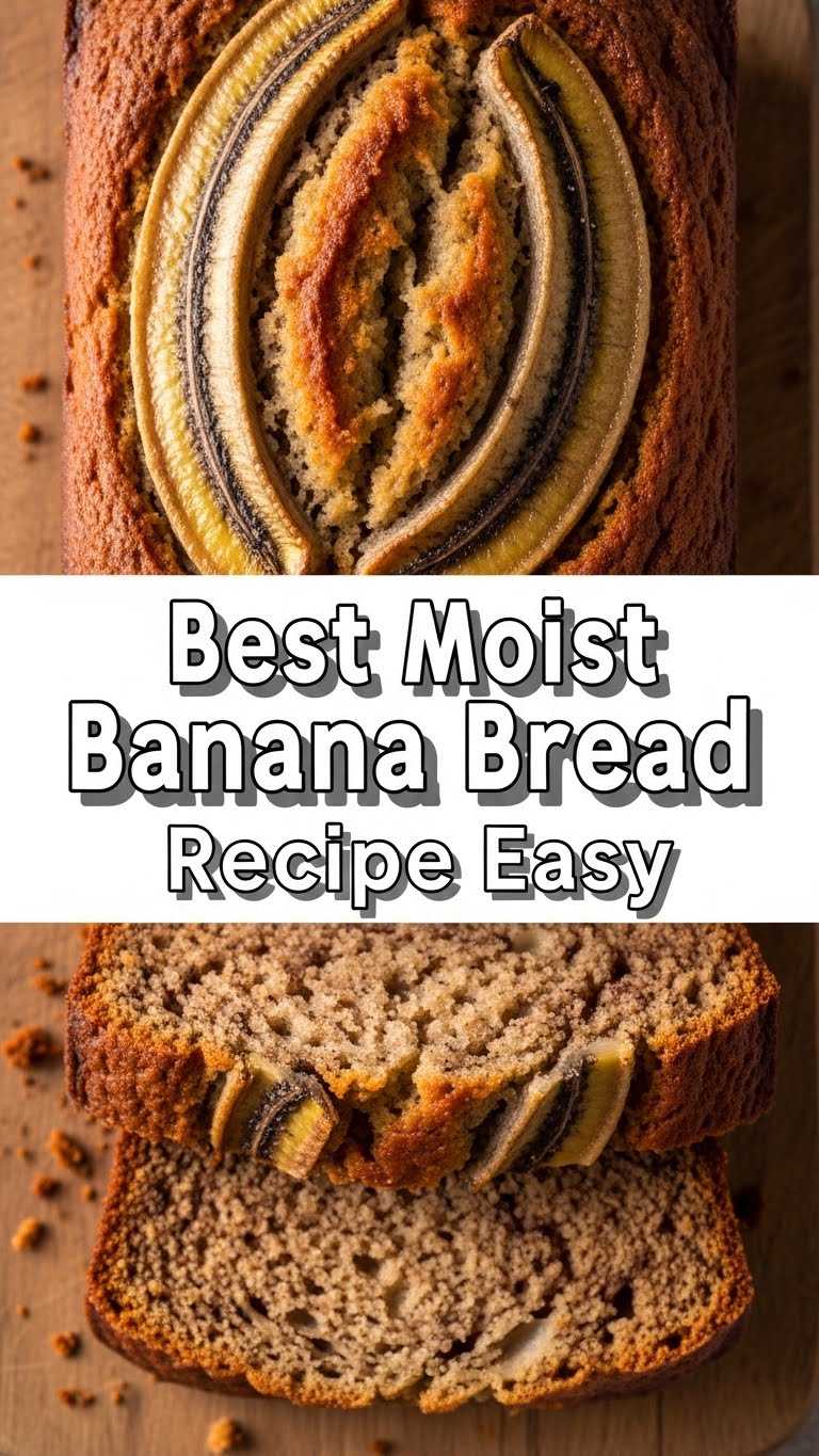 Best Moist Banana Bread Recipe Easy