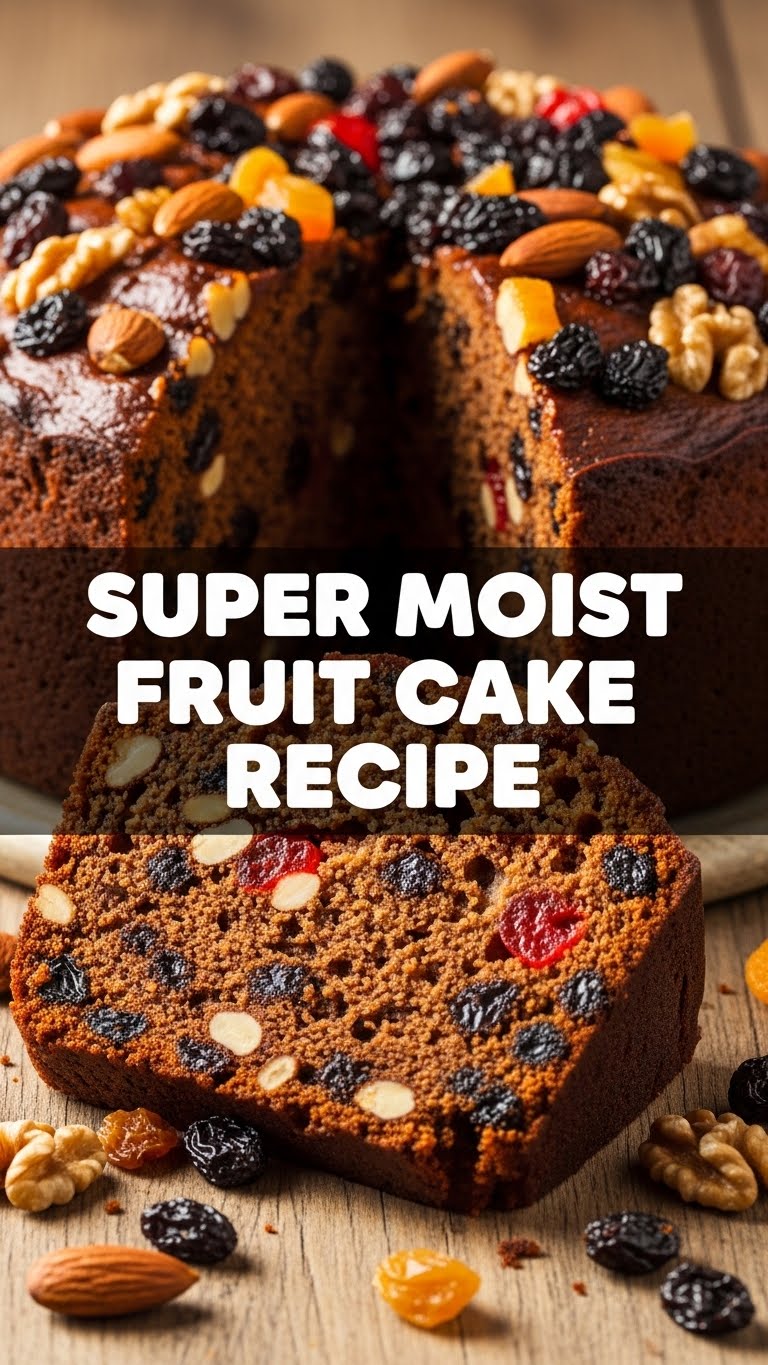 Super Moist Fruit Cake Recipe