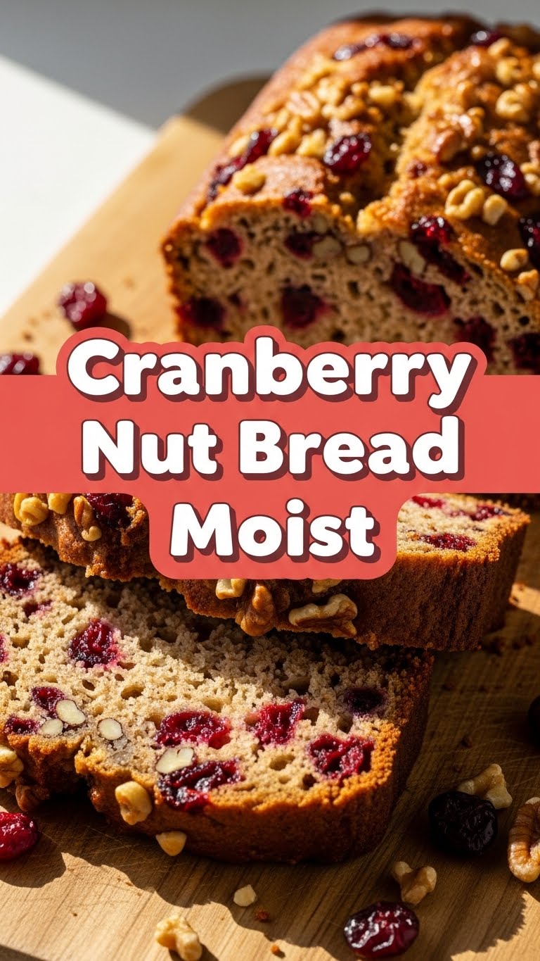 Cranberry Nut Bread Moist