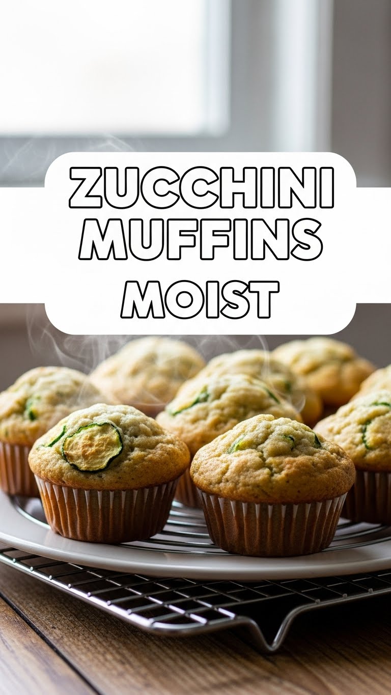 Zucchini Muffins Moist