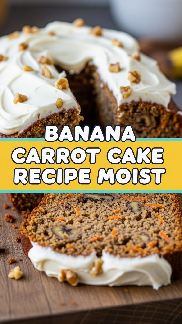 Banana Carrot Cake Recipe Moist