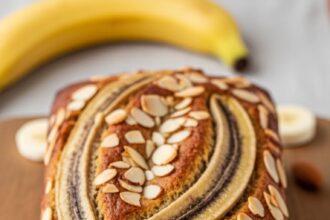 Moist Almond Flour Banana Bread