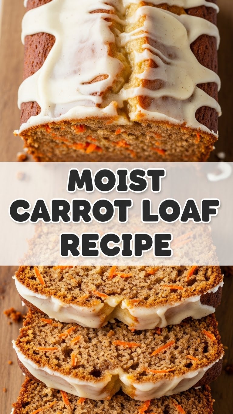 Moist Carrot Loaf Recipe