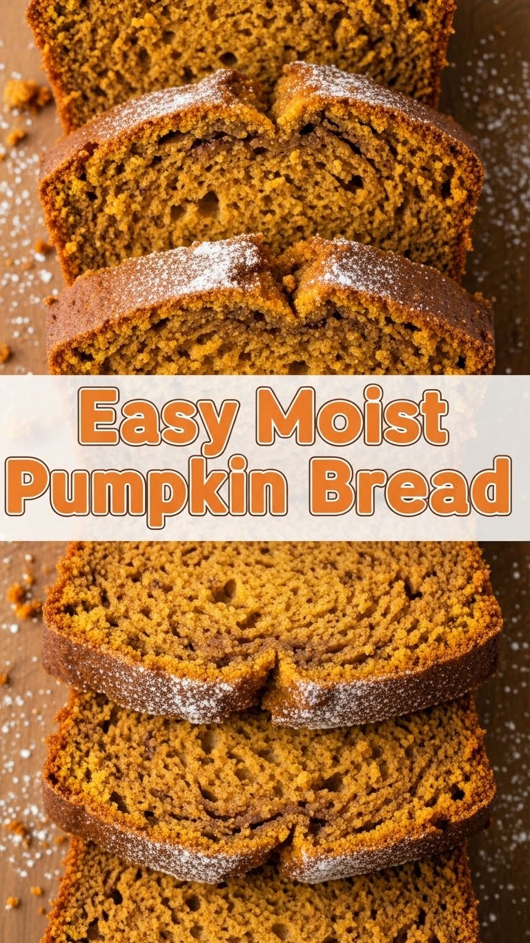 Easy Moist Pumpkin Bread