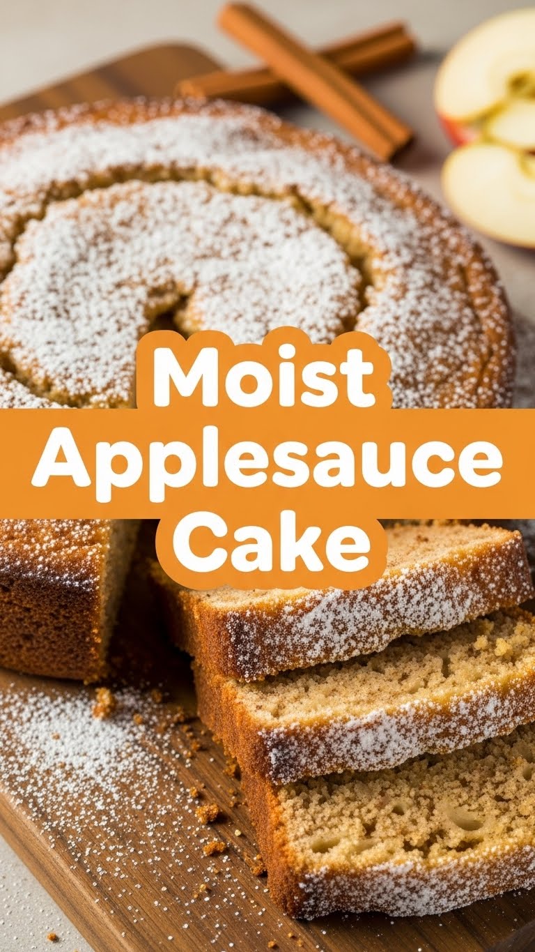 Moist Applesauce Cake