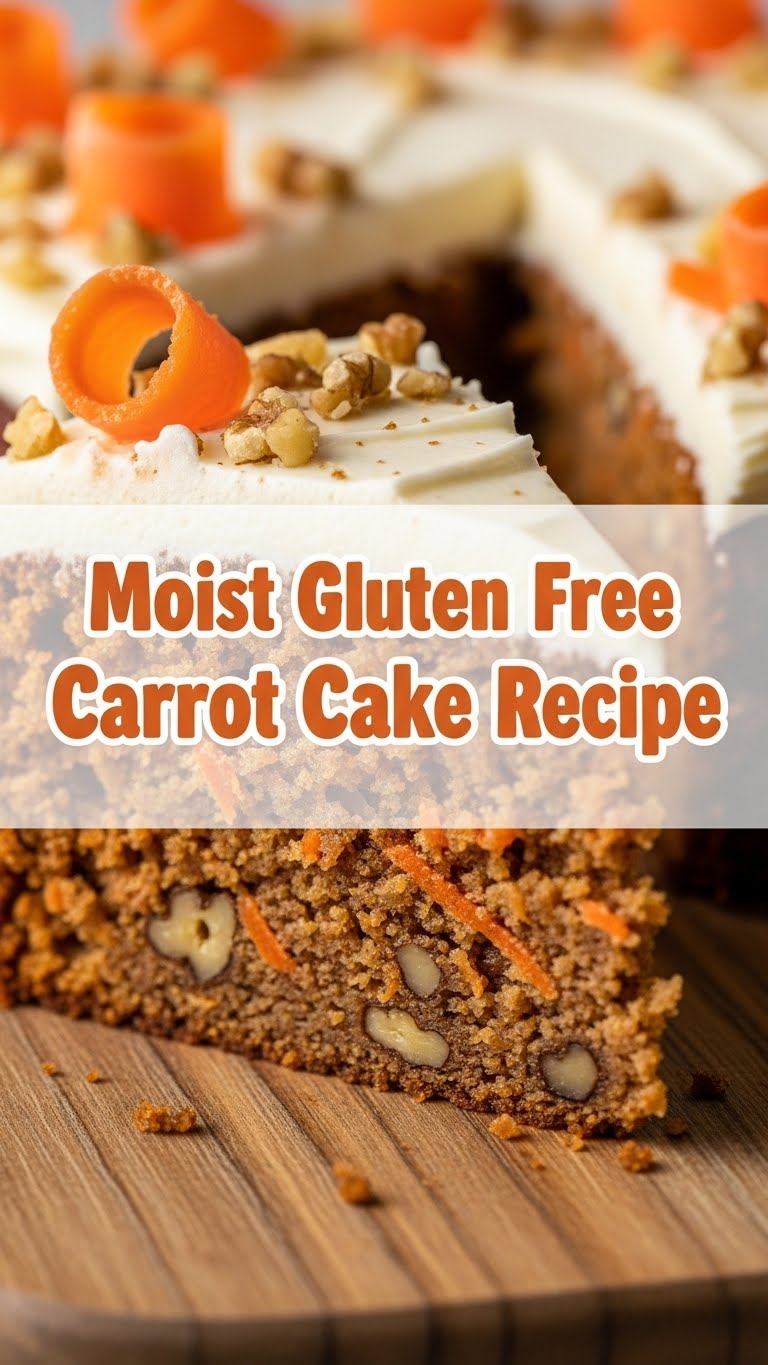 Moist Gluten Free Carrot Cake Recipe