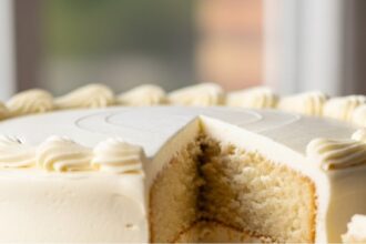 Moist Vanilla Layer Cake