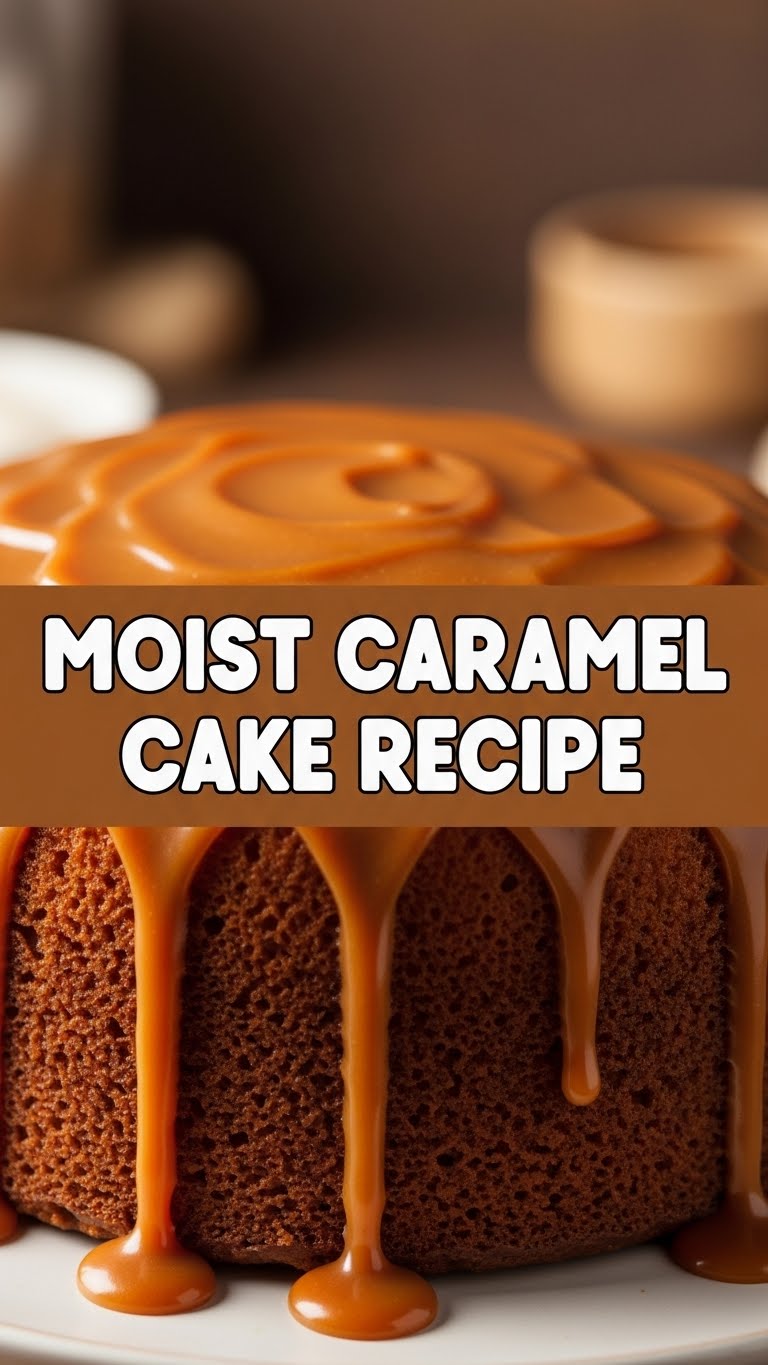 Moist Caramel Cake Recipe