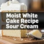Moist White Cake Recipe Sour Cream