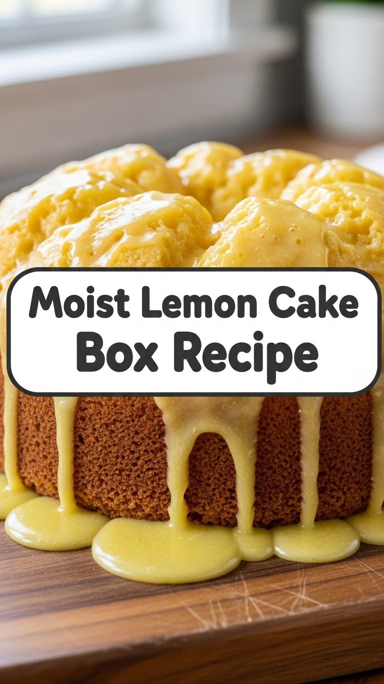 Moist Lemon Cake Box Recipe