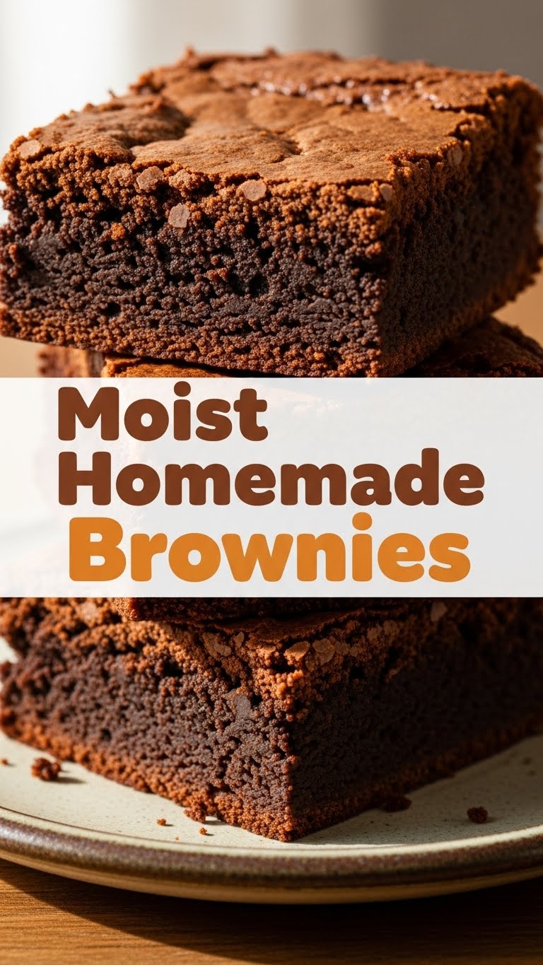 Moist Homemade Brownies