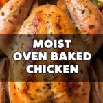 Moist Oven Baked Chicken