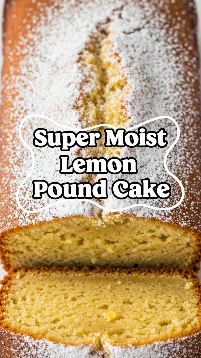 Super Moist Lemon Pound Cake