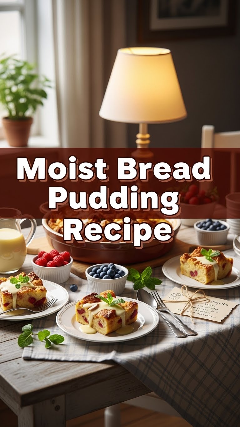 Moist Bread Pudding Recipe